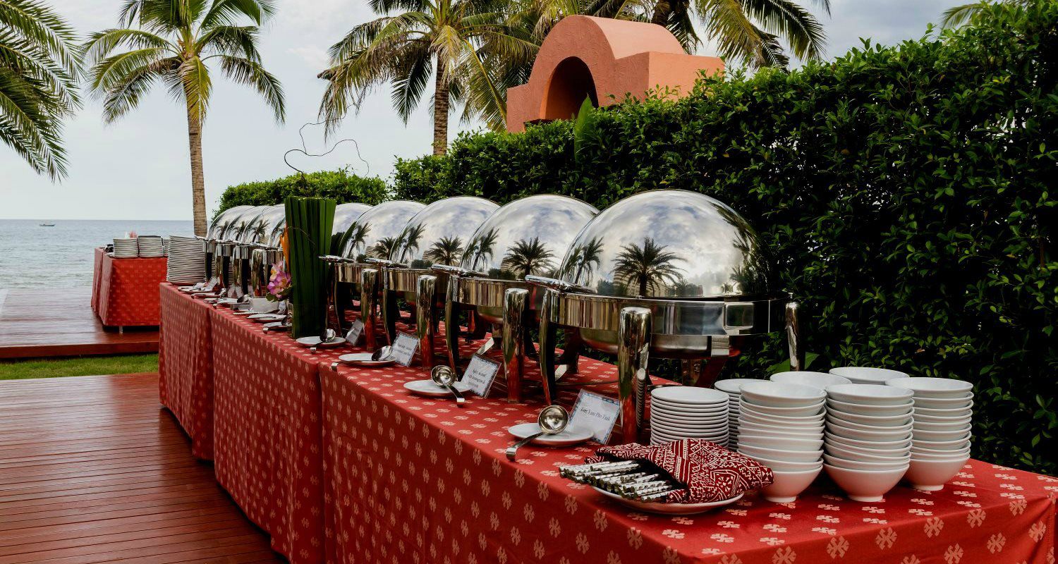 Buffet area
