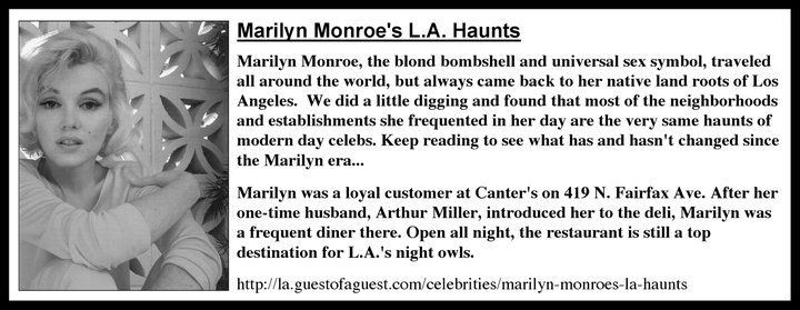 Canters Media Marilyn Monroe