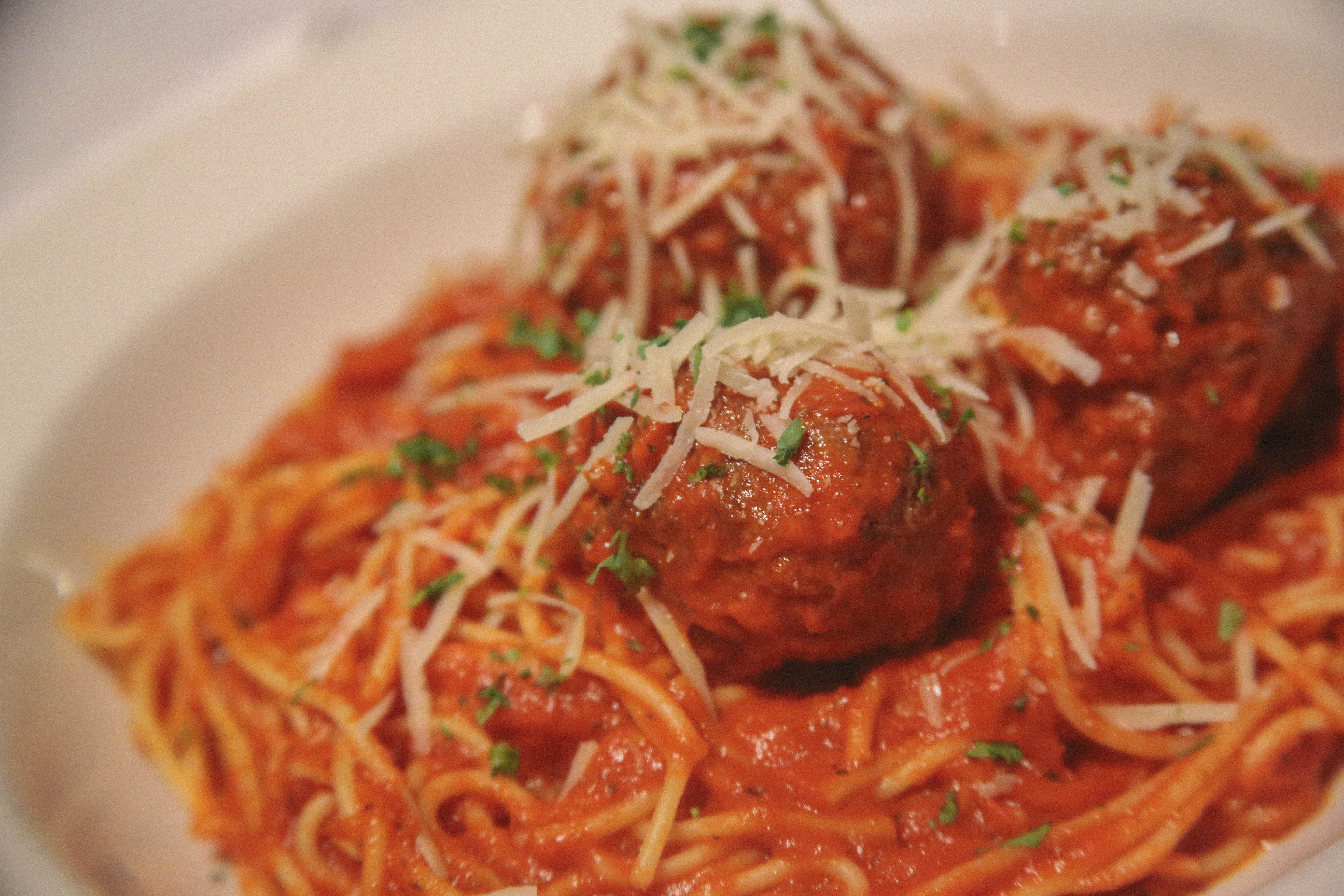 spaghetti and meatballs