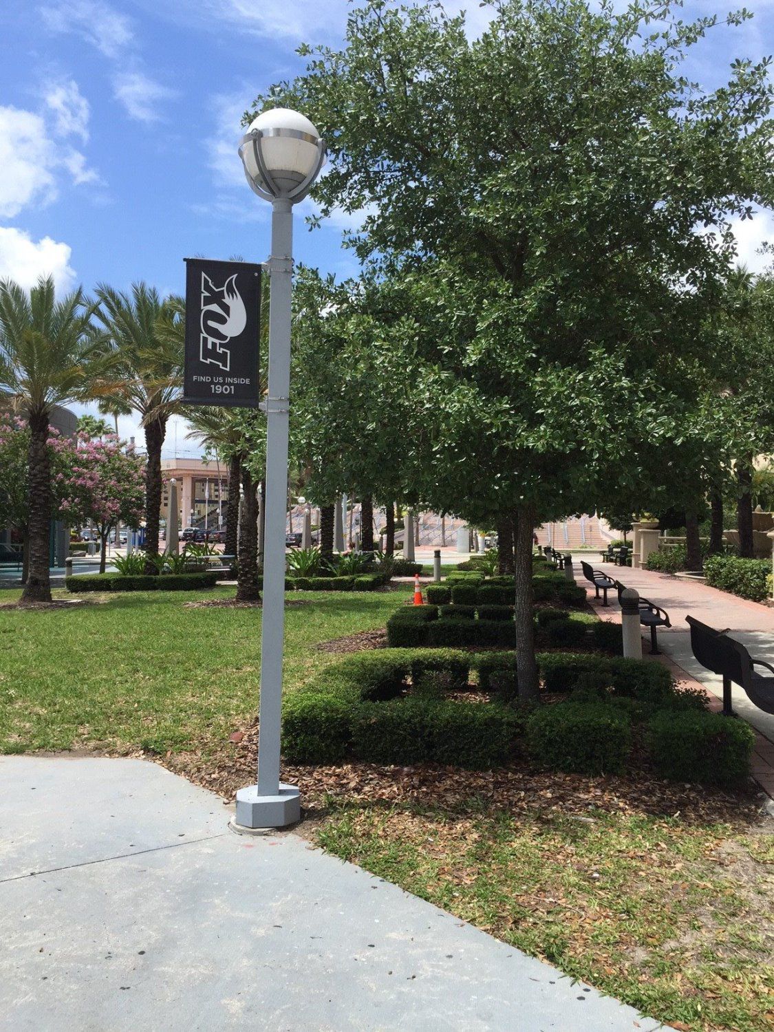 Greco Station Tampa, FL Pole Banners