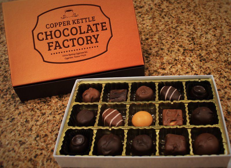 Cypress TX Chocolate Store Copper Kettle Chocolate Factory