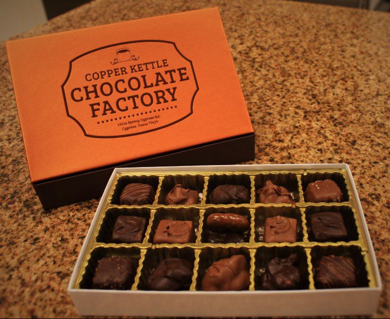 Cypress TX Chocolate Store Copper Kettle Chocolate Factory