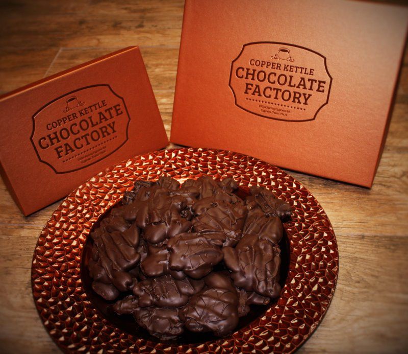 Cypress TX Chocolate Store Copper Kettle Chocolate Factory