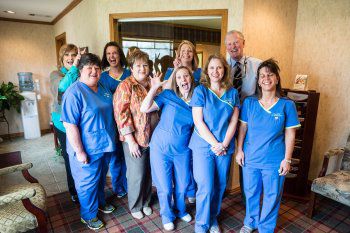 Dr. Woodruff and clinic staff