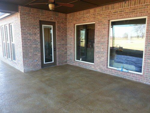 Patio - Rock Salt Finish & Stain