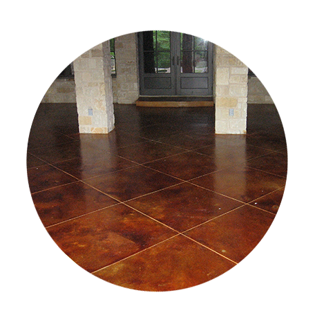 concrete stain interior flooring