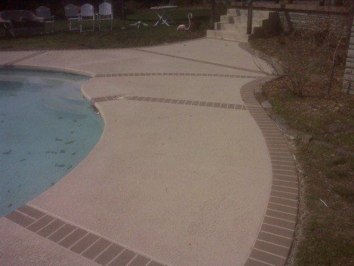 Spray Texture - Pool Deck (After)
