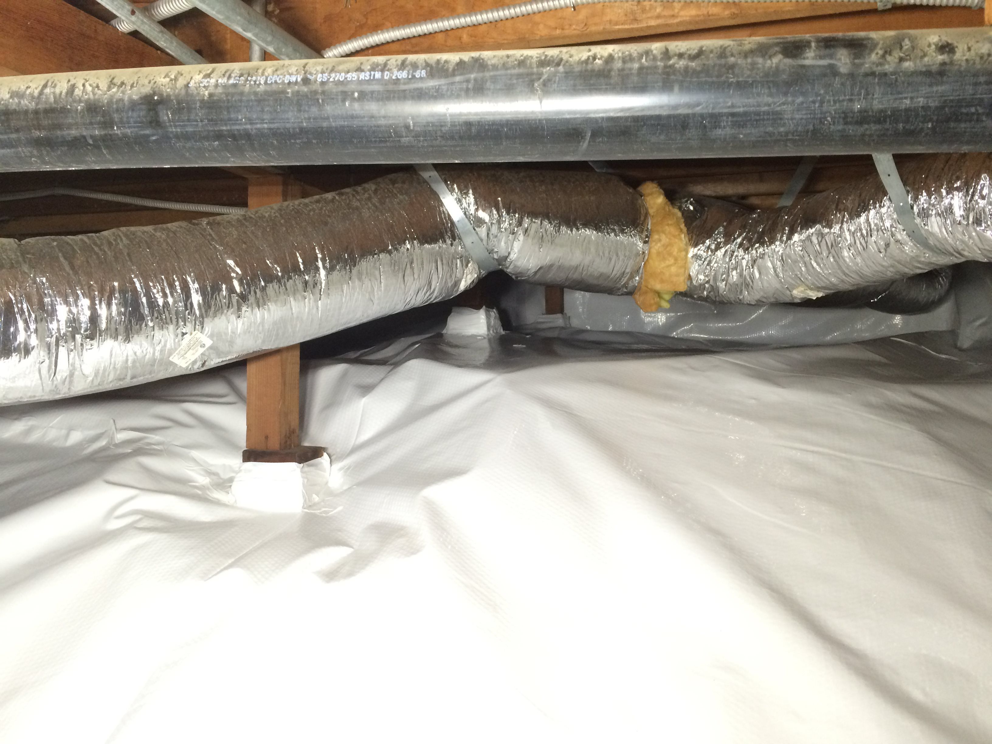 CRAWL SPACE ENCAPSULATION Pet Odor Removal Service
