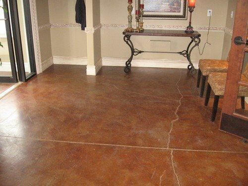 Stained Concrete - Interior Floor (Cola)