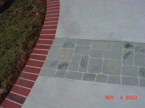 Spray Texture - Soldier Course Brick & Ashlar Stone Stencil