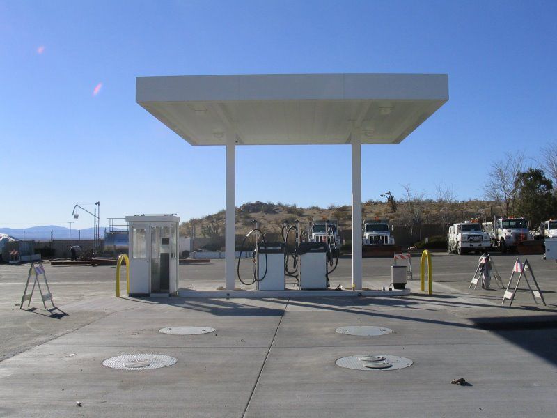 gas station