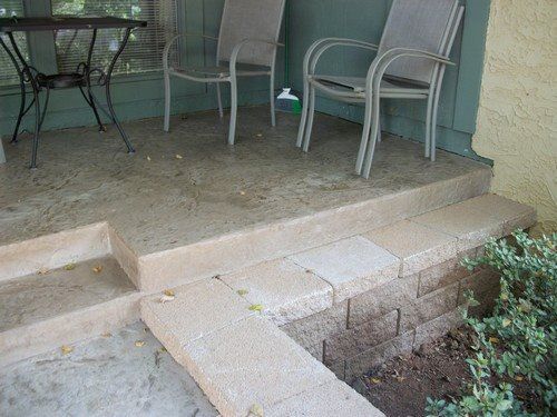 Porch & Steps - Old Granite (Sun Buff with Brown Derby & Silver)