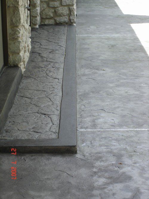 Stamp Overlay - Coarse Sandstone (Silver with Charcoal)