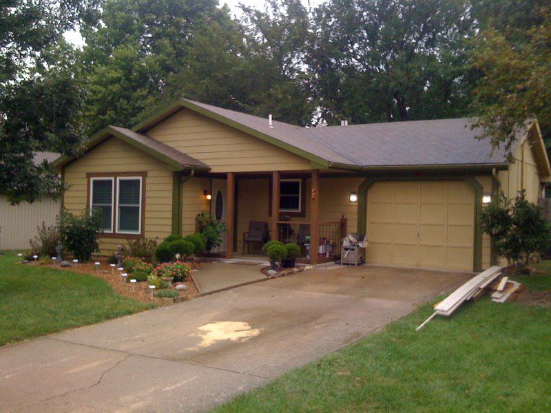 Exterior painting of home