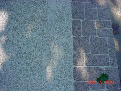 Spray Texture (Antique White with Taupe border)