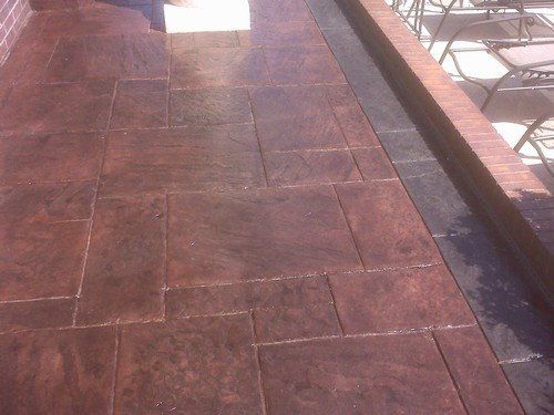 Stamped Concrete with border