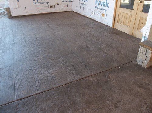 Stamped Concrete - Patio & Porch - Old Granite & Pacific Boardwalk