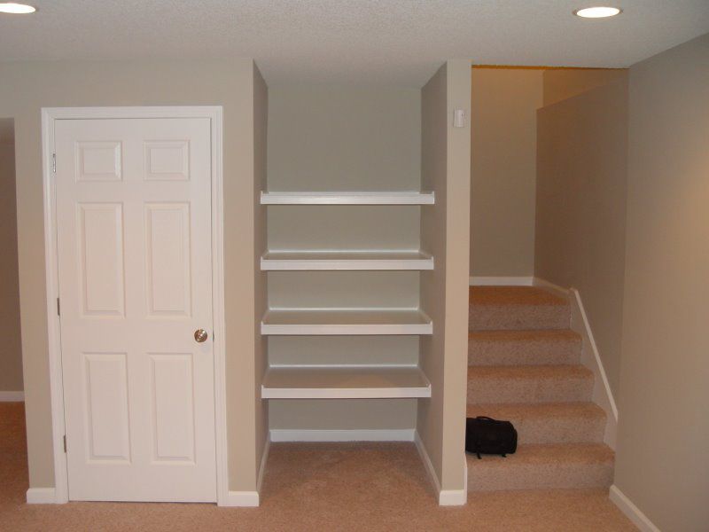 Custom built-in and stairwell