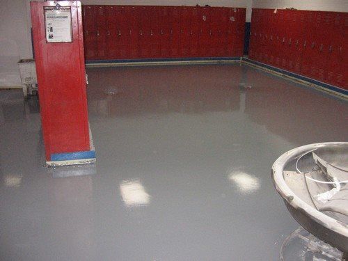 garage concrete Epoxy-Urethane coating