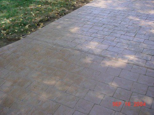 Stamped Concrete - After London Cobblestone