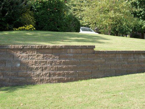 New retaining wall