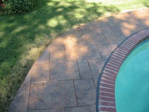 Stamp Overlay - Pool Deck - Royal Ashlar with Real Brick Borders