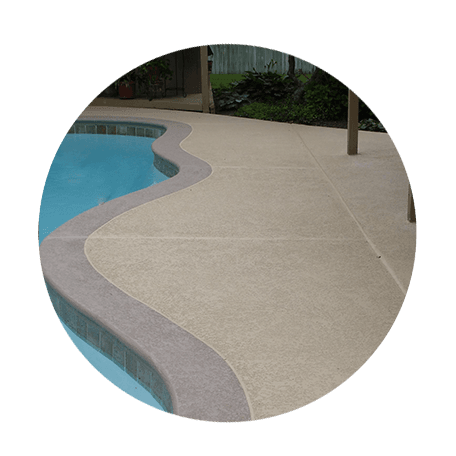 decorative concrete on pool decks