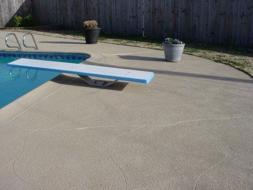 Spray Texture - Pool Decks - Custom Score Line Design
