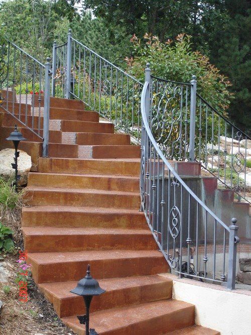 Stained Concrete - Steps (Cola)