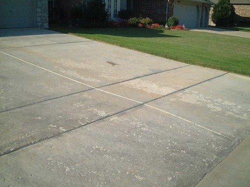 Broom finish - Before