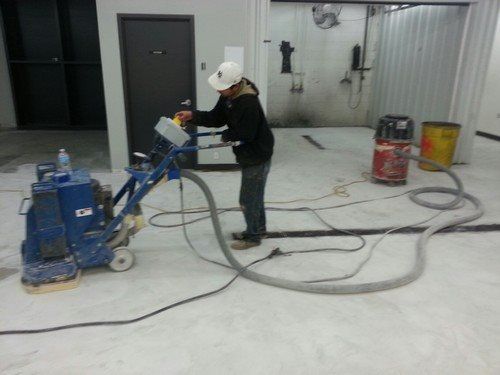 Prep for new Epoxy-Urethane coating