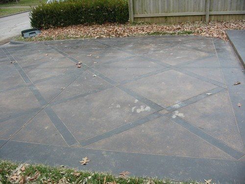 Stain & Score - Driveway (Balck & Black)