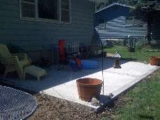 New patio extension