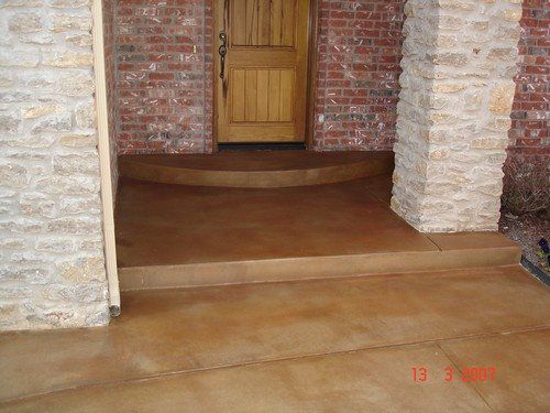 Hand Trowel Overlay & Stain